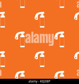 Fire extinguisher pattern seamless Stock Vector