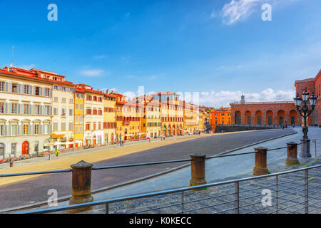 FLORENCE, ITALY- MAY 14, 2017:  Pitti Square (Piazza pitti)  in Florence - city of the Renaissance on Arno river. Italy. Stock Photo