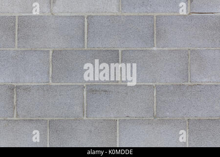 Clean and straight cinder block wall background texture Stock Photo