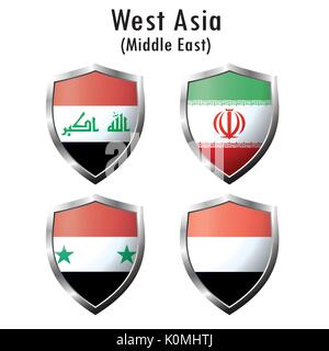Set flag icon.  Stock Vector