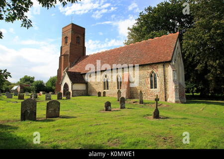 Church of Saints Andrew and Eustachius, Hoo, Suffolk, England, UK Stock Photo