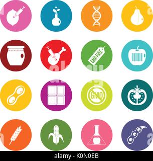 Apple icons many colors set Stock Vector Image & Art - Alamy