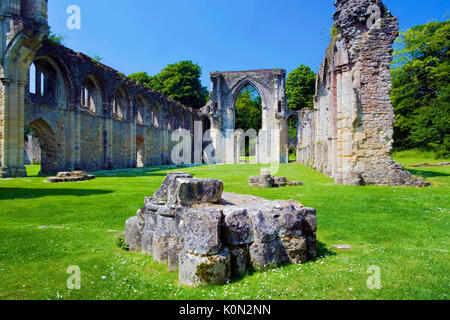 A summer view of Netley Abbey, Hampshire, UK Stock Photo