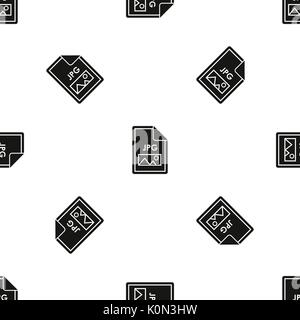 File JPG pattern seamless black Stock Vector