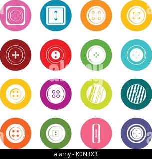Sewing icons many colors set Stock Vector Image & Art - Alamy