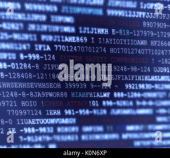 blue computer code background Stock Photo - Alamy