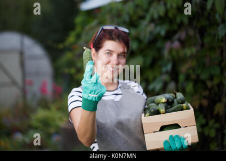 Portrait of young agronomist girl Stock Photo