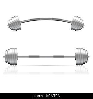 weights against white background, Stock Vector