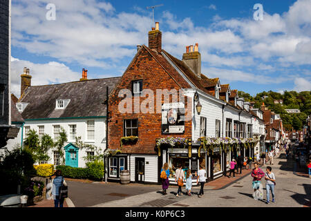 The High Street, Lewes, East Sussex, UK Stock Photo