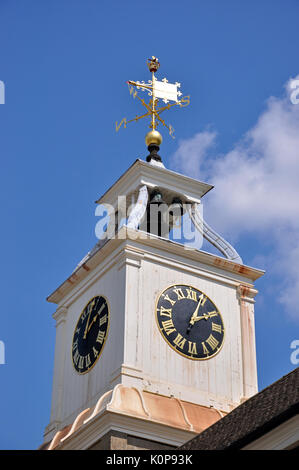 Clocktower on building in Historic Dockyard Chatham, Kent, UK Stock Photo