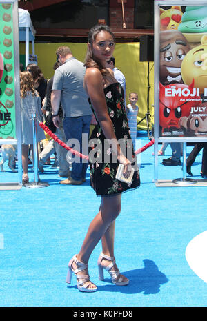 The World Premiere of “THE EMOJI MOVIE”  Featuring: Chandler Kinney Where: Los Angeles, California, United States When: 23 Jul 2017 Credit: FayesVision/WENN.com Stock Photo