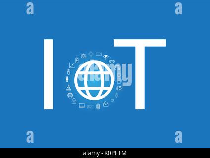 Internet of Things Icon Stock Vector
