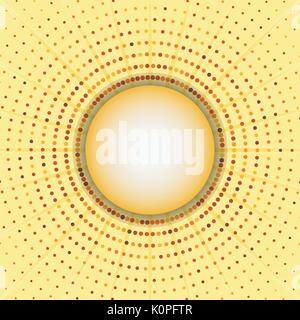 Circles halftone frame abstract background, stock vector Stock Vector