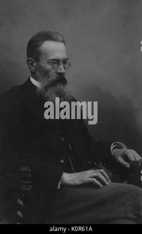 RIMSKY-KORSAKOV, Nikolay / Nikolai. Russian composer 1844-1908 Stock Photo
