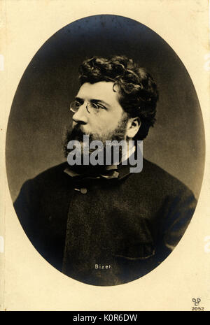 Georges Bizet French composer (1838-1875). Stock Photo