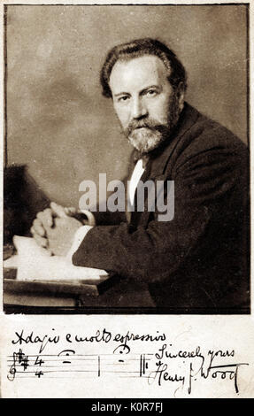 WOOD, Sir Henry English conductor (1869-1944) Stock Photo