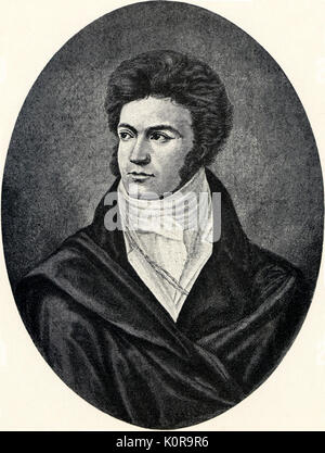 BEETHOVEN, Ludwig van - as a young man German composer 1770-1827 Stock Photo