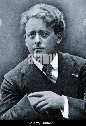 Willem Mengelberg - portrait.  Dutch conductor, 28 March 1871 - 21 March 1951 Stock Photo