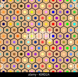 colored pencils seamless pattern in vector format individual objects Stock Vector
