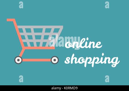Digital composite of Online shopping interface Stock Photo
