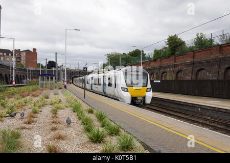 Thameslink train at Kentish Town station in London Stock Photo