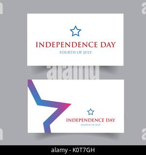 Independence day Fourth of July Stock Vector