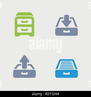 A set of 4 professional, pixel-perfect icons designed on a 32x32 pixel grid. Stock Vector