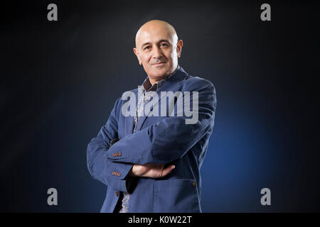 Edinburgh, UK. 24th Aug, 2017. Jim Al-Khalili, OBE, the British Iraqi theoretical physicist, author and broadcaster, appearing at the Edinburgh International Book Festival. Credit: GARY DOAK/Alamy Live News Stock Photo