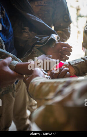 Soldiers from the 800th Military Police Brigade and 961st Quartermaster ...