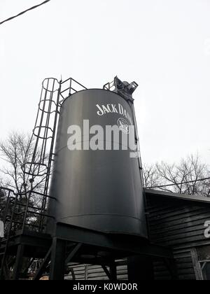 Jack Daniel's Distillery Visitor Center at Lynchburg Tennessee Stock Photo