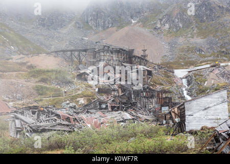 Independence Mine State Historical Park, Hatcher Pass, Palmer, Alaska, USA Stock Photo