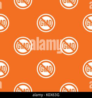 Stop GMO pattern seamless Stock Vector