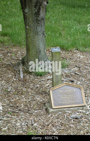 American Defenders of Bataan and Corregidor   Dawes Arboretum plaque   DSC02886 Stock Photo