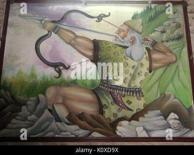 Abbasid Caravanseray of Nishapur (Ribati i Abbasi of Nishapur)   Morning 187 Stock Photo