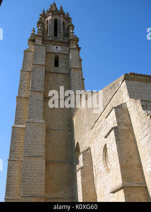 Ampudia   Colegiata de San Miguel 05 Stock Photo