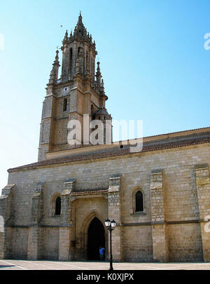 Ampudia   Colegiata de San Miguel 04 Stock Photo