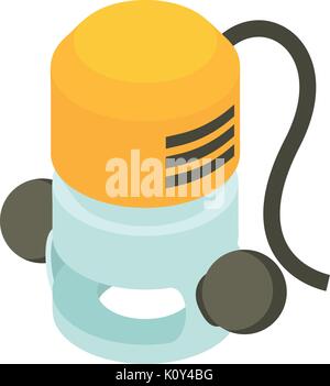 Milling cutters icon, isometric 3d style Stock Vector