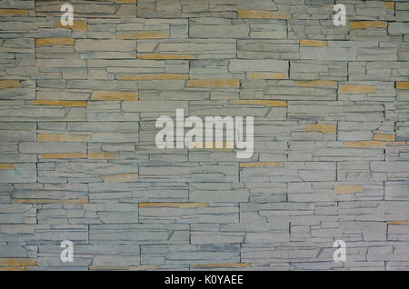 Rustic stone wall background Stock Photo