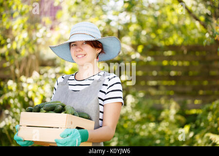 Photo of smiling woman agronomist Stock Photo