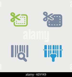 A set of 4 professional, pixel-perfect icons designed on a 32x32 pixel grid. Stock Vector