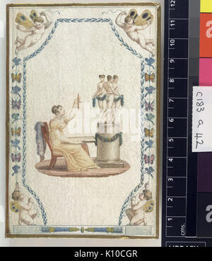 Almanach dedie aux dames. Pour l'an 1815.   Slip case (c183a42) Stock Photo