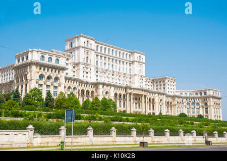 Palace of Parliament, Bucharest, Romania Stock Photo