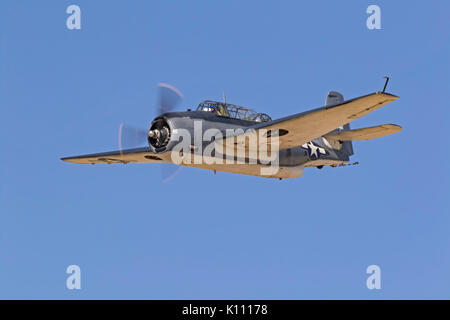 Airplane WWII Grumman TBM Avenger dive bomber Stock Photo