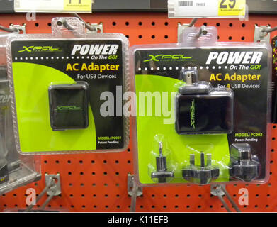 AC USB adapters jeh Stock Photo
