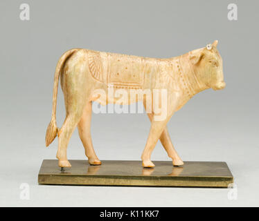 Ancient Egyptian deity Apis, the sacred bull being sacrificed and ...