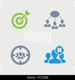 A set of 4 professional, pixel-perfect icons designed on a 32x32 pixel grid. Stock Vector