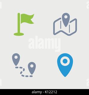 A set of 4 professional, pixel-perfect icons designed on a 32x32 pixel grid. Stock Vector