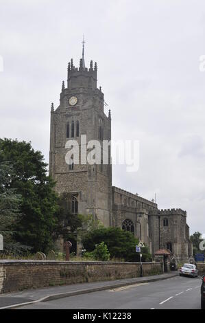 St Andrew's church Sutton-in-the-Isle, Cambridgeshire England UK Stock Photo