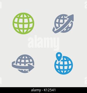 A set of 4 professional, pixel-perfect icons designed on a 32x32 pixel grid. Stock Vector
