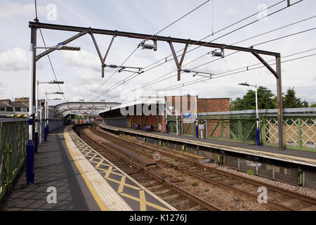 Limehouse railway station in London Stock Photo